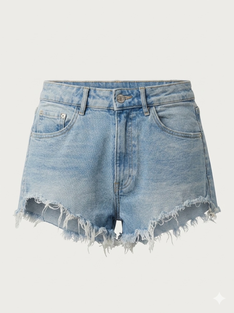 Zara Light Blue Denim Shorts - Women